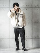 marka（マーカ）の「STUDIOUS別注 ペグトップトラウザー/EX.PEGTOP