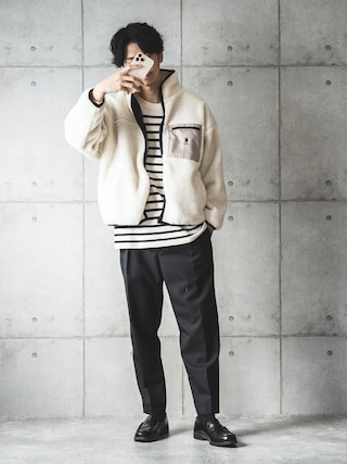 STUDIOUS別注　ペグトップトラウザー EX.PEGTOP TROUSERS marka（マーカ）の「STUDIOUS別注 ペグトップトラウザー/EX