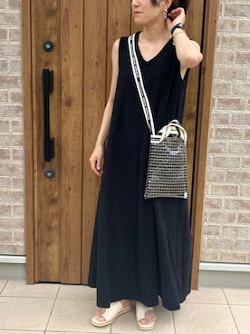 「crie conforto」｜「アイテム（ワンピース/ドレス）」を使った、Riiisaさん（レディース・158cm）の夏コーディネート