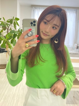 Hiromi Nakamoriさん（レディース・158cm）の春コーディネート