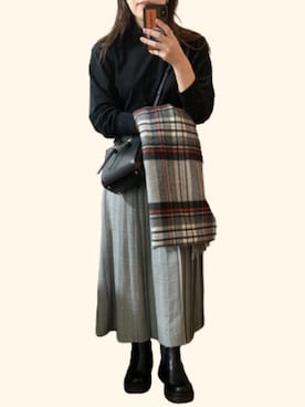 「TEMPERATE（テンパレイト）のアイテム」を使った、yoppiさん（レディース・157cm）の秋コーディネート