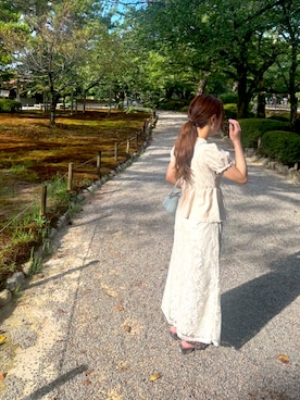 「150cm台コーデ」｜「アイテム（シューズ）」を使った、miiさん（レディース・150cm）の夏コーディネート