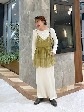 「eL（エル）のアイテム」を使った、yukiさん（レディース・155cm）の春コーディネート