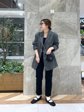 「eL（エル）のアイテム」を使った、yukiさん（レディース・155cm）の秋コーディネート