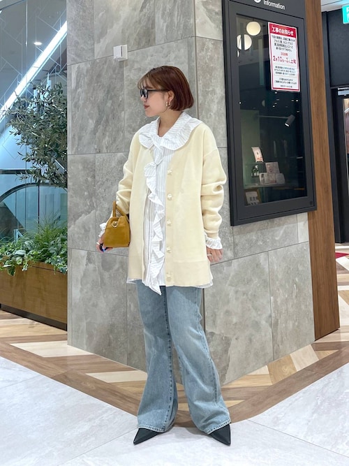 JEANASIS コットンフィットフレアデニム JEANASIS（ジーナシス） ジーンズ デニム デニムパンツ コットン