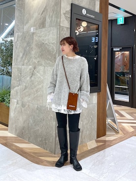 「アイテム（スマホグッズ）」を使った、yukiさん（レディース・155cm・20代）の秋コーディネート