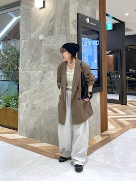 「アイテム（テーラードジャケット）」を使った、yukiさん（レディース・155cm・20代）の秋コーディネート