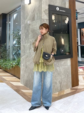 「eL（エル）のアイテム」を使った、yukiさん（レディース・155cm）の春コーディネート