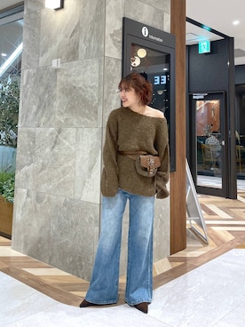 「アイテム（バレッタ/ヘアクリップ）」を使った、yukiさん（レディース・155cm・20代）の秋コーディネート