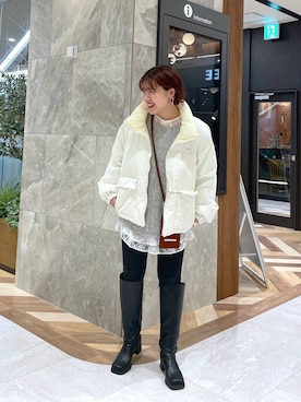 「アイテム（スマホグッズ）」を使った、yukiさん（レディース・155cm）の秋コーディネート