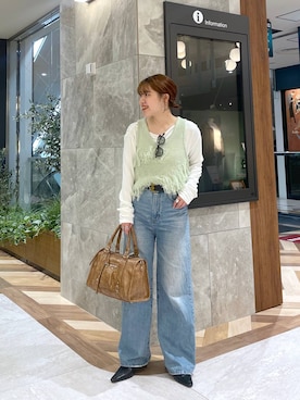 「eL（エル）のアイテム」を使った、yukiさん（レディース・155cm）の春コーディネート