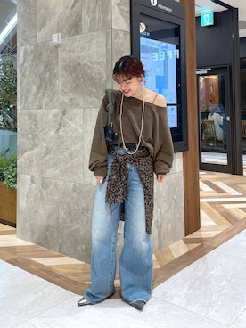 「アイテム（スウェット）」を使った、yukiさん（レディース・155cm・20代）の夏コーディネート