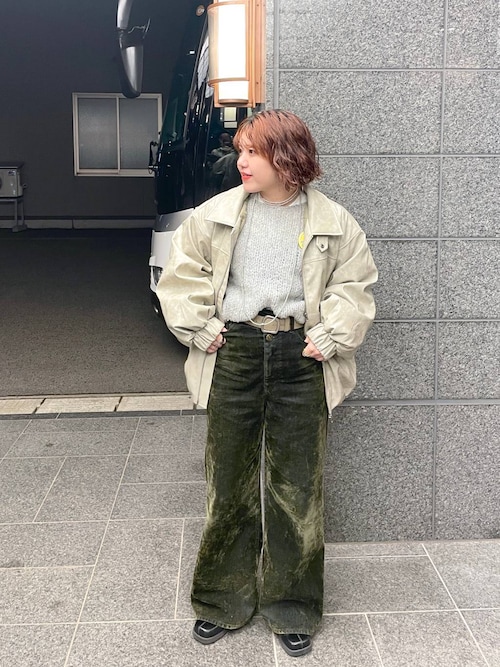 フロッキーワイドデニム/634876（デニムパンツ）｜JEANASIS