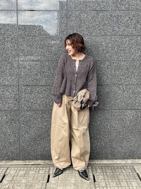 「アイテム（パンツ）」を使った、yukiさん（レディース・155cm・30代）の秋コーディネート