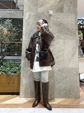 「eL（エル）のアイテム」を使った、yukiさん（レディース・155cm）の秋コーディネート