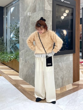 「アイテム（パンプス）」を使った、yukiさん（レディース・155cm・20代）の冬コーディネート