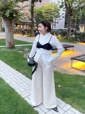 「アイテム（その他トップス）」を使った、yukiさん（レディース・155cm・30代）の秋コーディネート