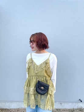 「eL（エル）のアイテム」を使った、yukiさん（レディース・155cm）の春コーディネート