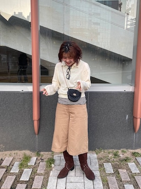 「eL（エル）のアイテム」を使った、yukiさん（レディース・155cm）の春コーディネート