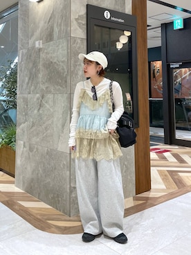 「eL（エル）のアイテム」を使った、yukiさん（レディース・155cm）の春コーディネート