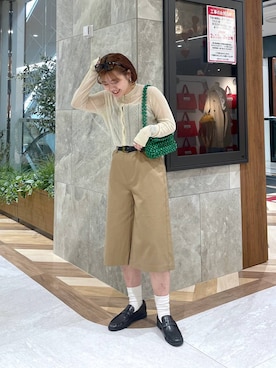 「eL（エル）のアイテム」を使った、yukiさん（レディース・155cm）の冬コーディネート