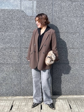 「JEANASIS（ジーナシス）のアイテム（パンプス）」を使った、yukiさん（レディース・155cm）の秋コーディネート