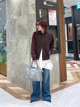 「JEANASIS（ジーナシス）のアイテム」を使った、yukiさん（レディース・155cm）の春コーディネート