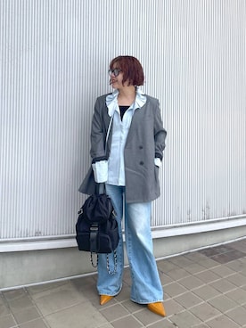 「eL（エル）のアイテム」を使った、yukiさん（レディース・155cm）の冬コーディネート