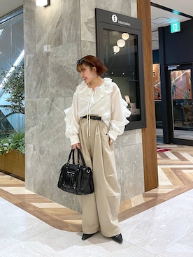 「eL（エル）のアイテム」を使った、yukiさん（レディース・155cm）の春コーディネート