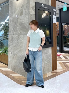 「eL（エル）のアイテム」を使った、yukiさん（レディース・155cm）の春コーディネート