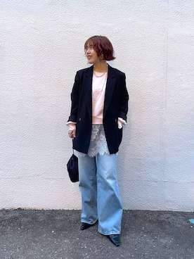 「eL（エル）のアイテム」を使った、yukiさん（レディース・155cm）の春コーディネート