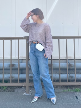 「アイテム（その他トップス）」を使った、yukiさん（レディース・155cm・20代）の春コーディネート