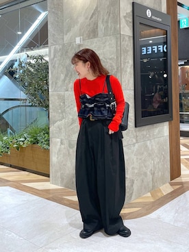 「アイテム（キャミソール）」を使った、yukiさん（レディース・155cm・20代）の秋コーディネート