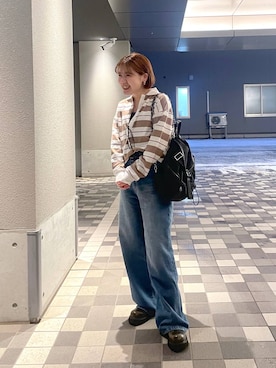 「eL（エル）のアイテム」を使った、yukiさん（レディース・155cm）の冬コーディネート