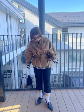 「eL（エル）のアイテム（シューズ）」を使った、yukiさん（レディース・155cm）の春コーディネート