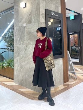 「アイテム（ブーツ）」を使った、yukiさん（レディース・155cm・20代）の秋コーディネート