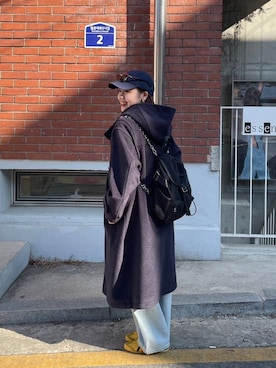 「eL（エル）のアイテム」を使った、yukiさん（レディース・155cm）の冬コーディネート