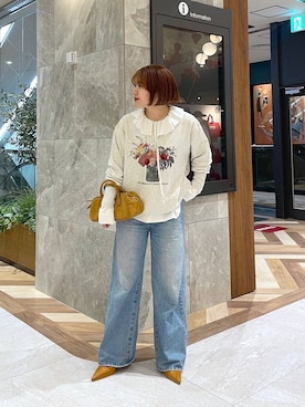 「eL（エル）のアイテム」を使った、yukiさん（レディース・155cm）の冬コーディネート