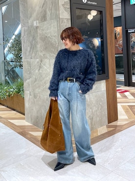 「アイテム（チョーカー）」を使った、yukiさん（レディース・155cm・20代）の冬コーディネート