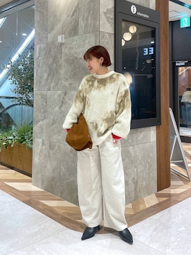 「JEANASIS（ジーナシス）のアイテム」を使った、yukiさん（レディース・155cm）の秋コーディネート