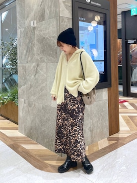 「アイテム（パーカー）」を使った、yukiさん（レディース・155cm・20代）の冬コーディネート