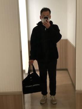 「Graphpaper（グラフペーパー）のアイテム（ジャケット/アウター）」を使った、Daiさん（メンズ・168cm）の冬コーディネート