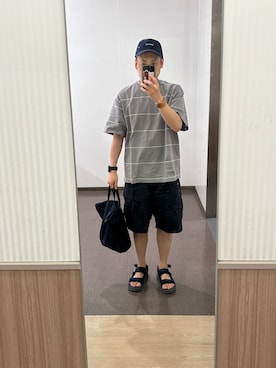 「アイテム（トップス）」を使った、Daiさん（メンズ・168cm）の夏コーディネート