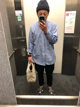 「FLISTFIA（フリストフィア）のアイテム」を使った、Daiさん（メンズ・168cm）の春コーディネート