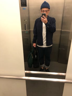 「YAECA（ヤエカ）のアイテム（ジャケット/アウター）」を使った、Daiさん（メンズ・168cm）の春コーディネート