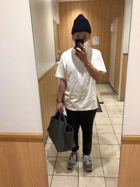 「Graphpaper（グラフペーパー）のアイテム（バッグ）」を使った、Daiさん（メンズ・168cm）の秋コーディネート