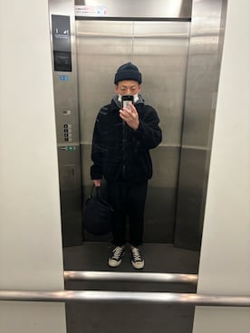 「Graphpaper（グラフペーパー）のアイテム（ジャケット/アウター）」を使った、Daiさん（メンズ・168cm）の冬コーディネート