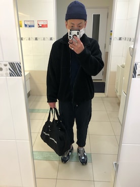 「Graphpaper（グラフペーパー）のアイテム（ジャケット/アウター）」を使った、Daiさん（メンズ・168cm）の冬コーディネート