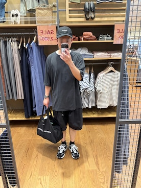 「アイテム（Tシャツ/カットソー）」を使った、Daiさん（メンズ・168cm）の夏コーディネート