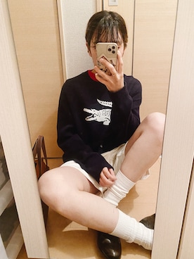 「白ソックス」｜yukarunさん（レディース・162cm）の秋コーディネート